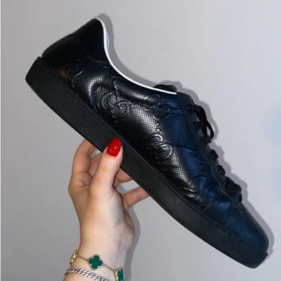 Gucci Ace GG Black Men's Sneakers